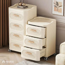 Gaveteiro Portátil Multifuncional c/ Rodinhas + BRINDE: Cesto De Roupa em Bambu - COMPRE 1 LEVE 2