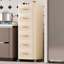 Gaveteiro Portátil Multifuncional c/ Rodinhas + BRINDE: Cesto De Roupa em Bambu - COMPRE 1 LEVE 2